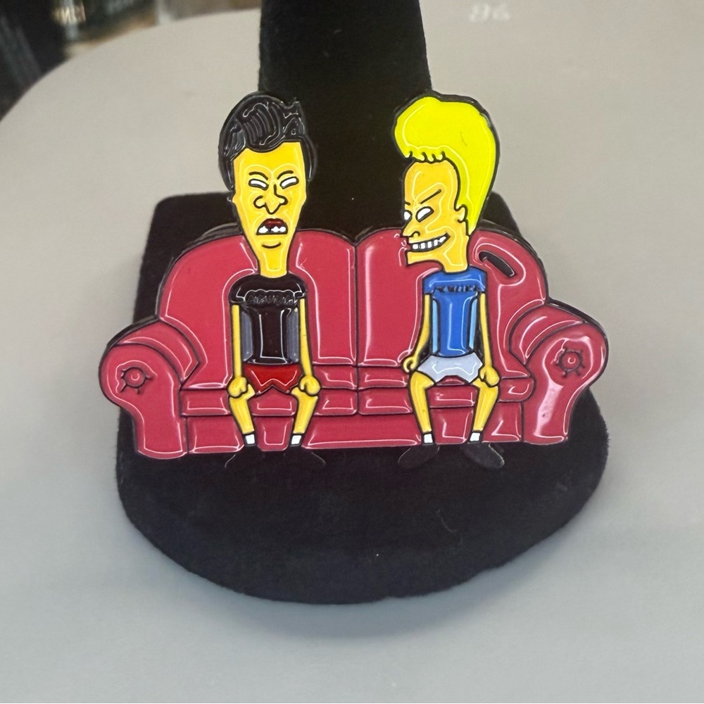 New 90's Beavis and Butt-Head Couch
Scene Enamel Pin - Large Hard
Enamel